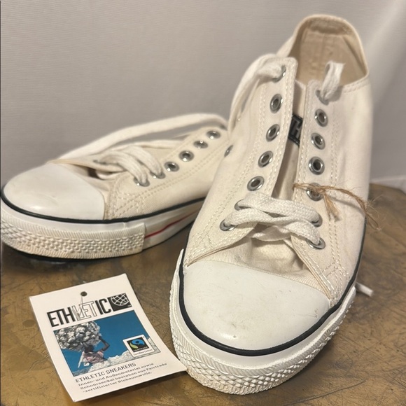 Ethletic Shoes - Ethletic Sneakers Cream - Fairtrade shoes. Never worn. With tag. Size 10.